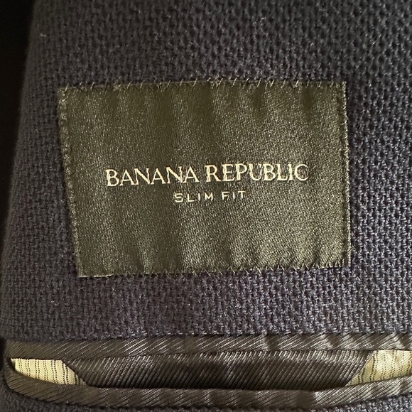 Banana Republic Textured Cotton Unstructured Blazer - Men’s 40R - Picture 4 of 4